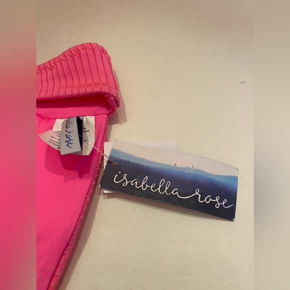 NWT Isabella Rose Bikini Top Pink Size Small - Picture 3 of 6